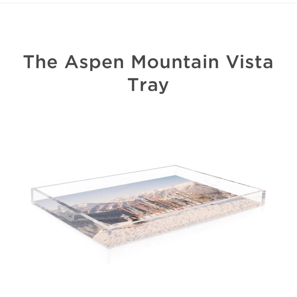 Gray Malin Acrylic Tray- Aspen